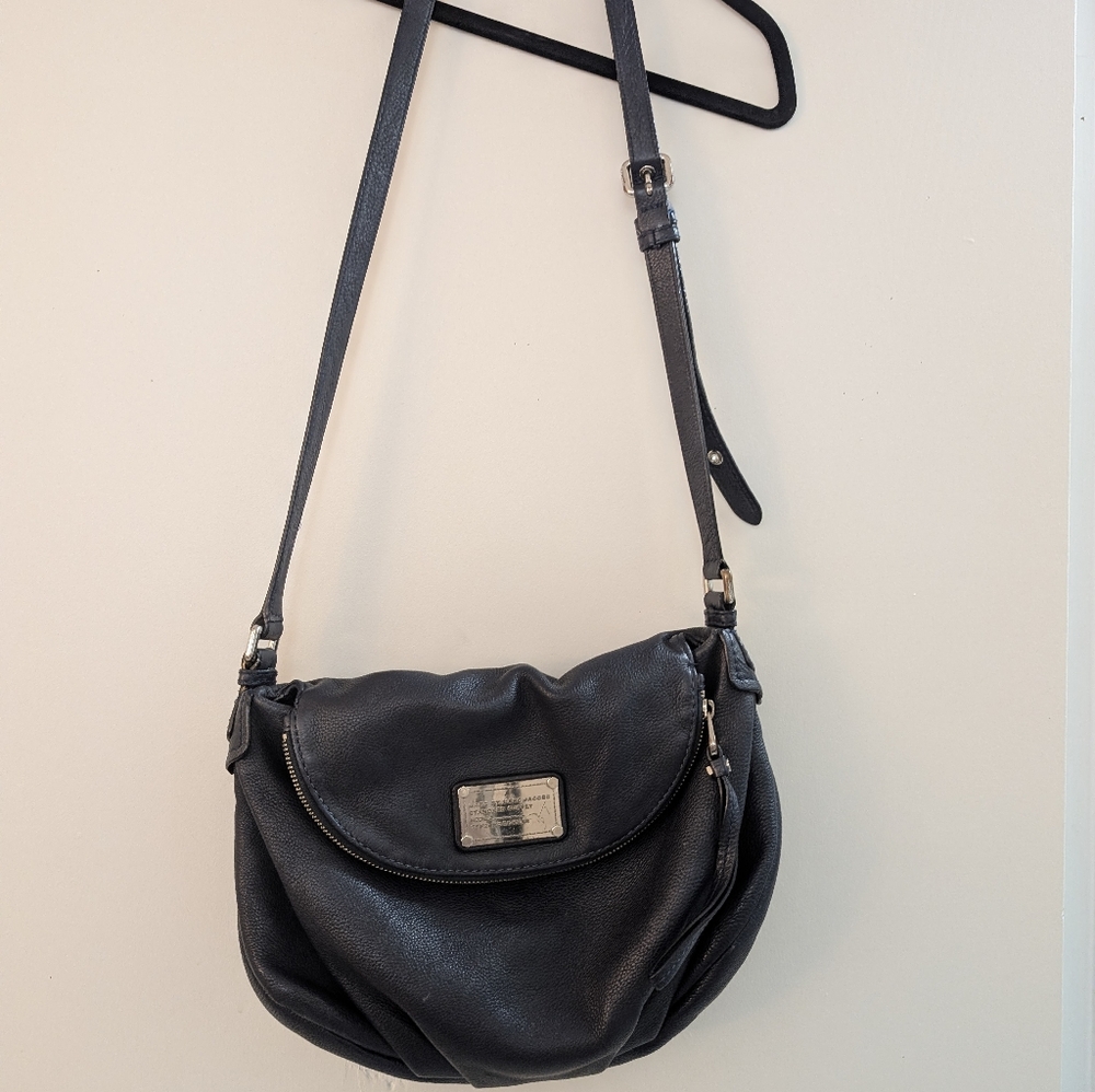 Marc by Marc Jacobs Navy Leather Crossbody Bag